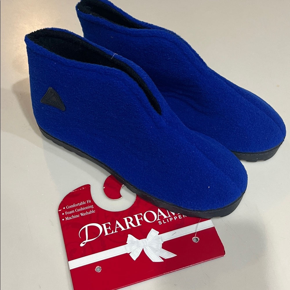Dearfoams Royal Blue Indoor Slippers